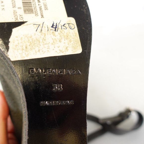 Balenciaga Sandals 38 SINGLE SHOE Replacement Amputee Left Wedge 7 $665‎ - Picture 8 of 15